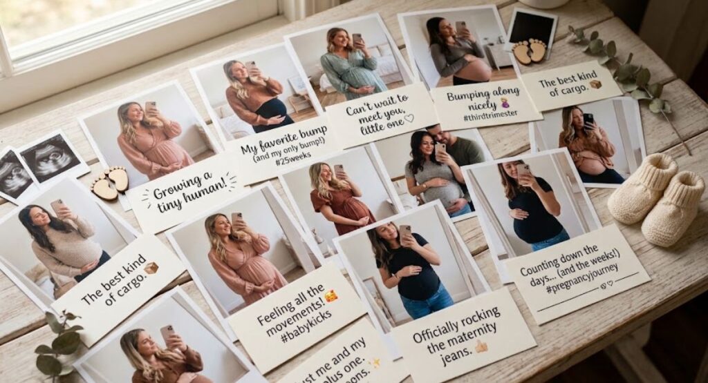 Baby Bump Selfie Captions