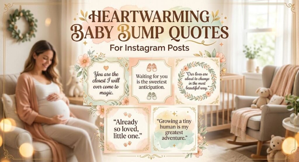 Heartwarming Baby Bump Quotes for Instagram Posts