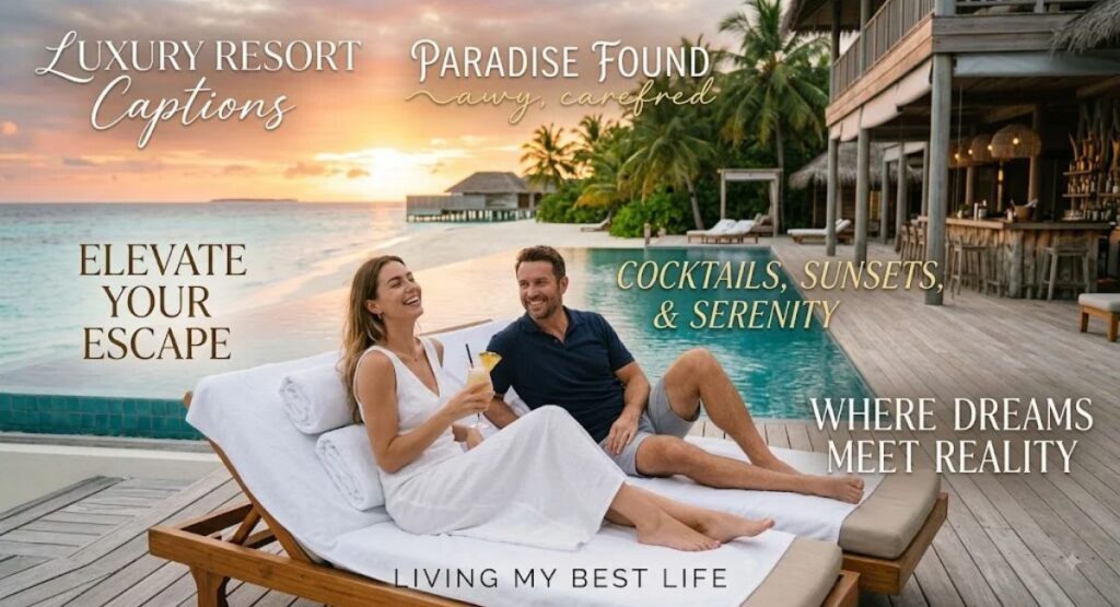 Luxury Resort Captions