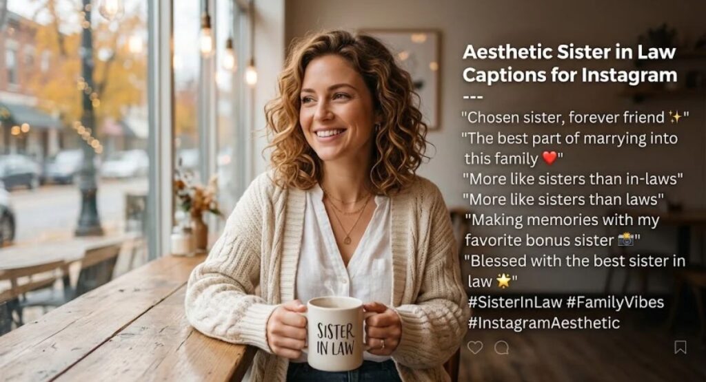Aesthetic Sister in Law Captions for Instagram 