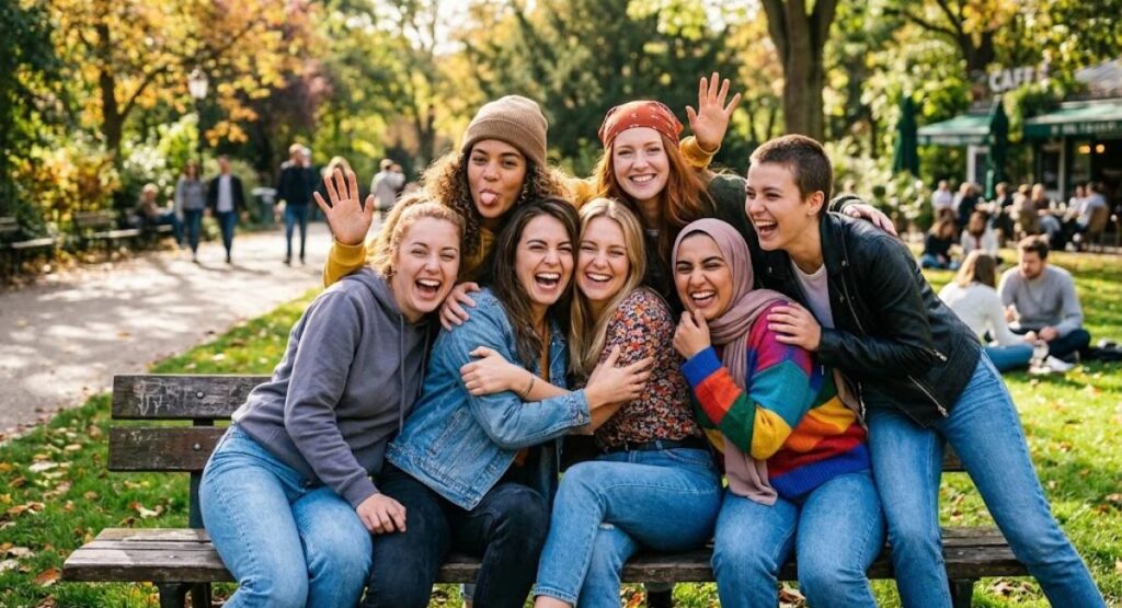Cute Crazy Friends Captions 