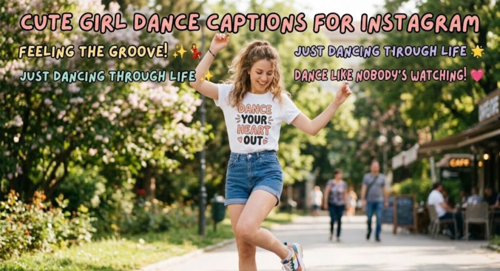 Cute Girl Dance Captions for Instagram