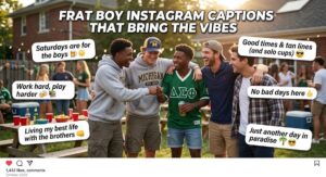 Frat Boy Instagram Captions That Bring the Vibes