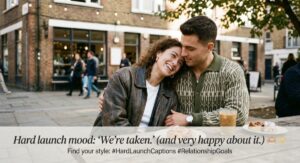 Hard Launch Captions That Say "We're Taken" in Style
