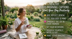 Healthy Good Morning Captions to Start Your Day Positively