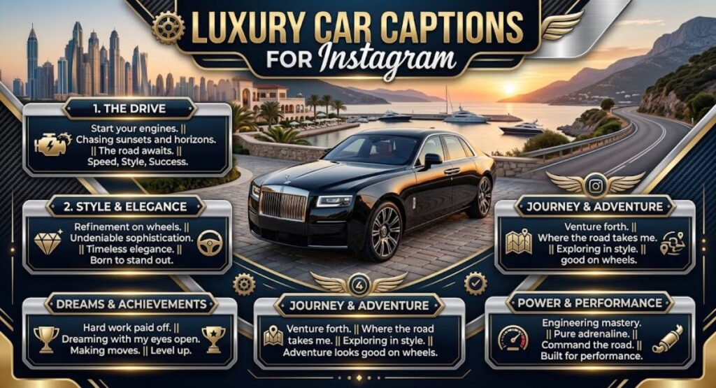 Luxury Car Captions for Instagram