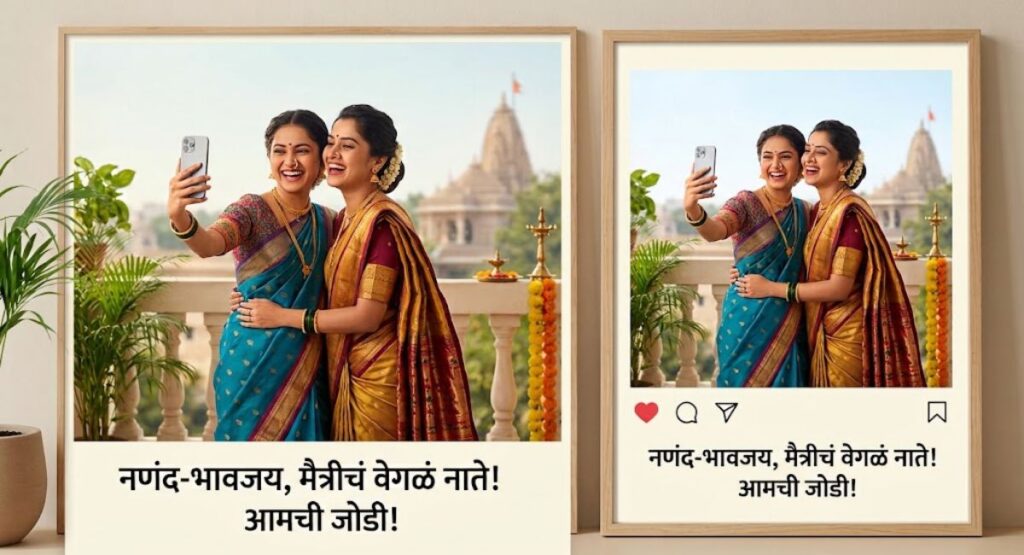 Nanad Captions for Instagram Marathi 