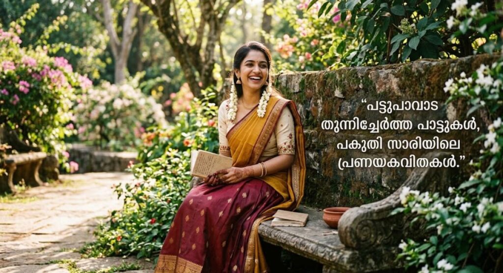 Poetic Half Saree Quotes