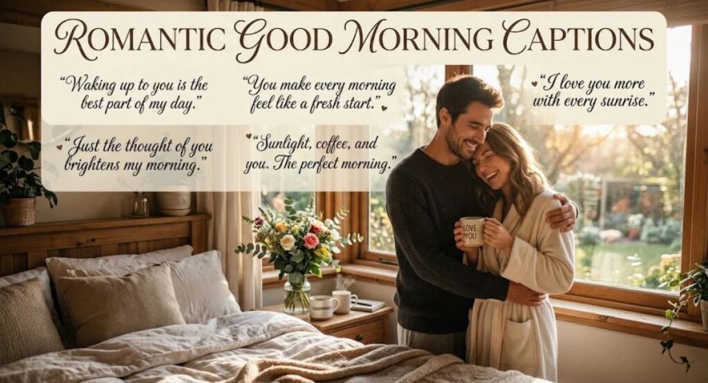 Romantic Good Morning Captions