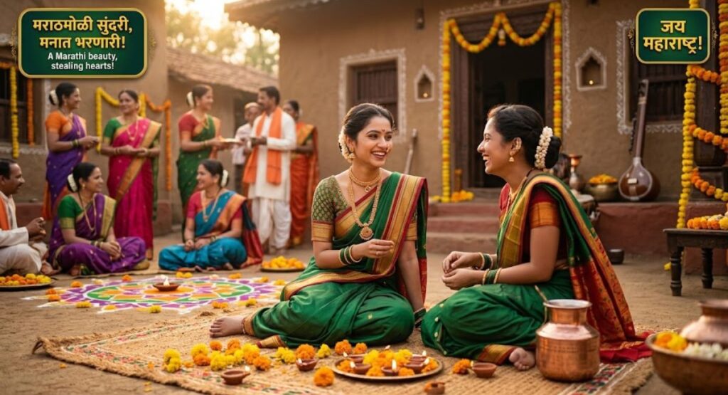 Top Trending Marathi Look Captions